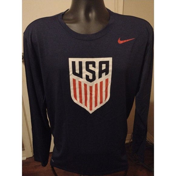 Nike Shirts The Nike Tee Dri Fit Athletic Cut Long Sleeve Tshirt Xl